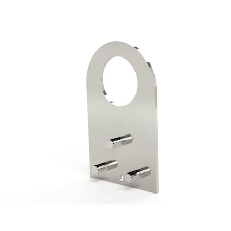 Saginaw Control & Engineering Lifting Lug, 4.81 in. H x 3 in. W x 0.10 in. L, 316 Stainless Steel SCE-LLB5SS